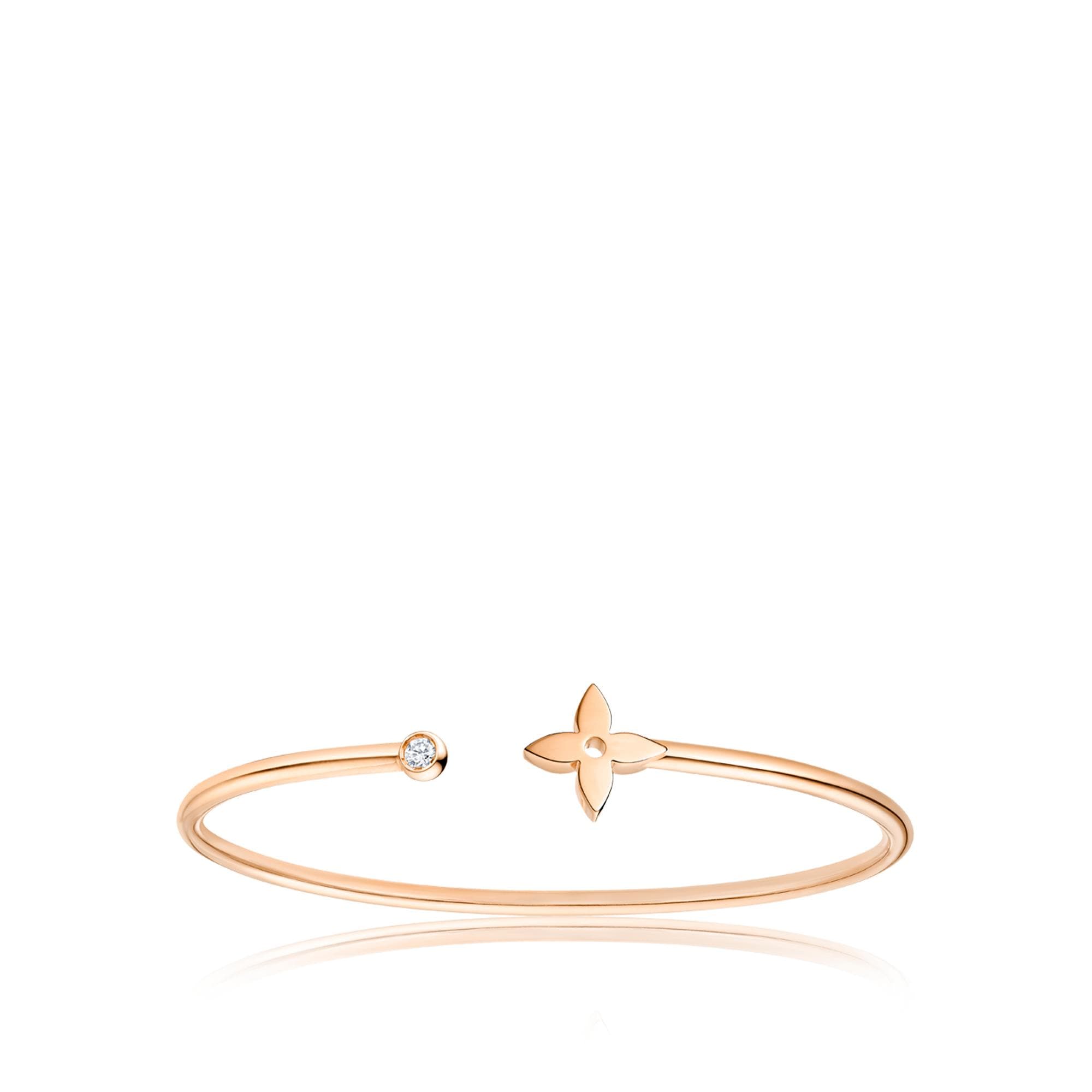 Idylle Blossom Twist Bracelet, Pink Gold - Categories | Louis